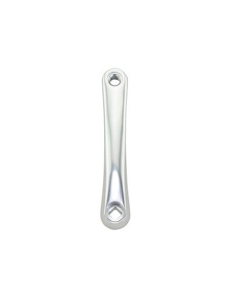 Alloy Left Crank Arm 165mm Square Taper JIS Design Chrome.